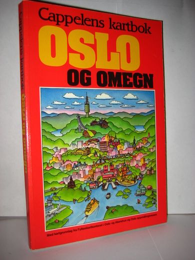 Cappelens Kartbok OSLO OG OMEGN 1985