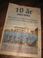 Sula Bedriftstjeneste, 10 år, 2003.