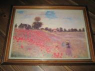 Bilde i glass og ramme…… 70 tallet