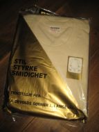 Ubrukt Rose makko, størrelse 48, fra Devold Fabrikker, Langevåg, ligg i uåpna pakke. 80 tallet.