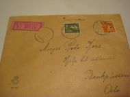 Verdibrev fra HORTEN 10 4 1947 Stempel med frankering også på baksida