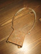 Gammel saue / kubjølle med jernklave 30-40 tallet?