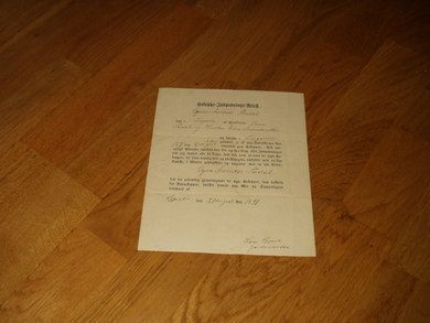 1891, Kofoppe Indpodnings-Attest