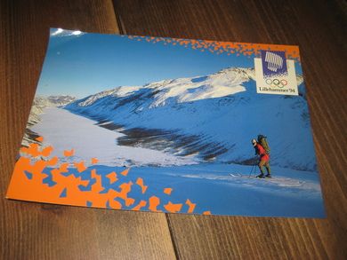 524 LOOC 1991 Skiløper ved Gjende