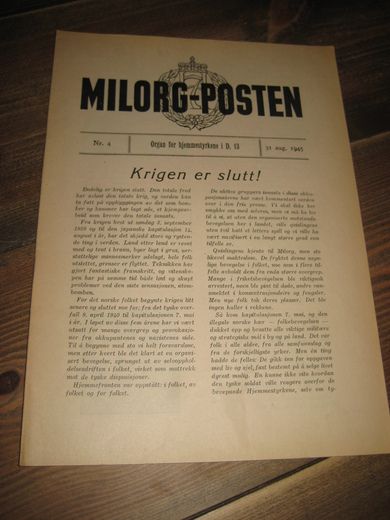 1945 nr 004 MILORG POSTEN