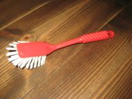 Ubrukt oppvaskkost i plast CROWN 80 tallet