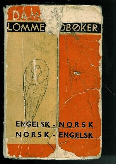 DAMMS LOMMEORDBØKER. ENGELSK - NORSK / NORSK - ENGELSK. 1961