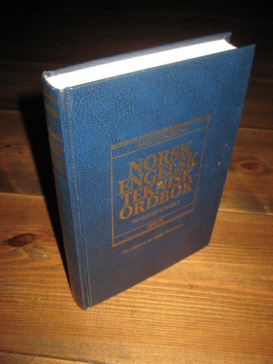 NORSK ENGELSK TEKNISK ORDBOK. 1990. 