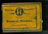 Treeske med ikkje relevant innhold reservedeler fra tysk fabrik på 20 tallet