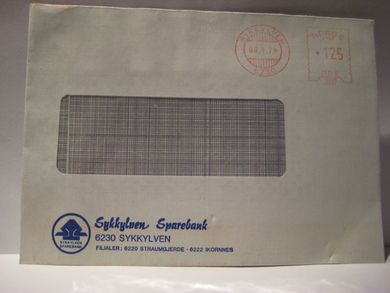 Brev fra Sykkylven Sparebank 9 1 78