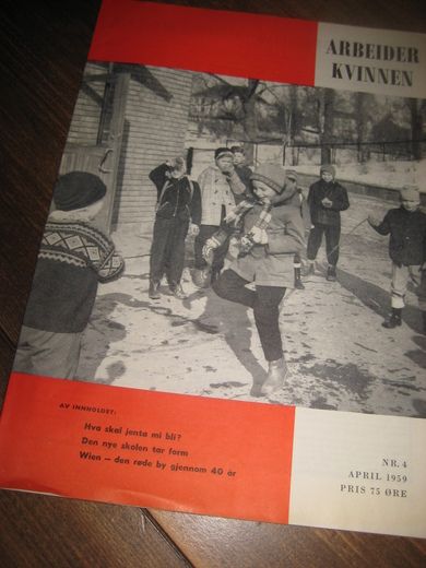 1959 nr 004 ARBEIDER KVINNEN