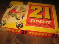 TJUEETT terningspillet. 50 tallet. 