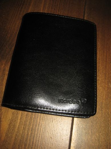 Reklame lommebok fra Nordea