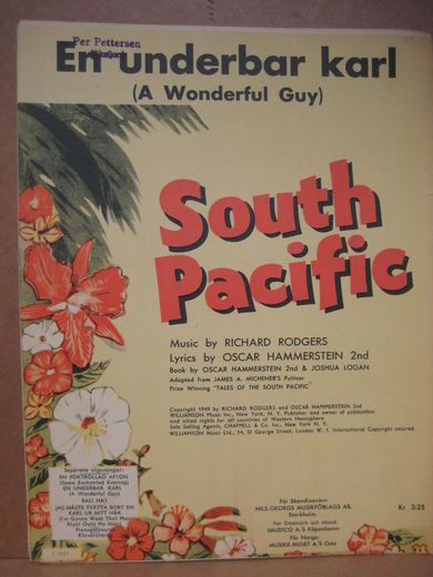 SOUTH PACIFIC. En underbar karl. 1952.