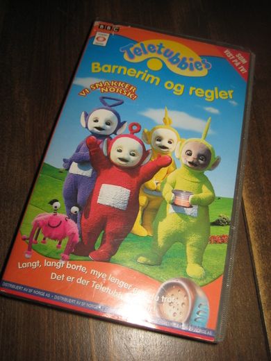 Teletubbie. Barnerim og regler. 1997, 60 min, 