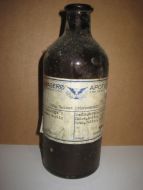 Medisinflaske fra KRAGERØ APOTEK 1952