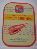 SCHRIMPS, fra Johs. Mæland & Co, Stavnger.