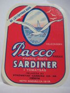 Pacco, fra Strømstad Canning Co, Strømstad.