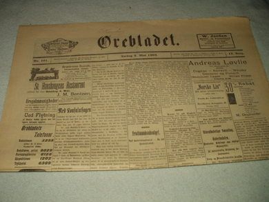 1902 nr 101 Ørebladet