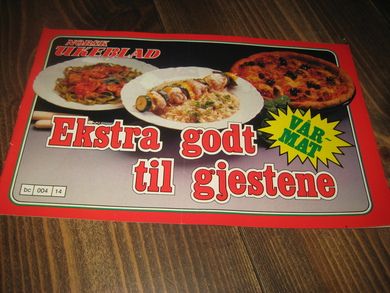 Ekstra godt til gjestene.