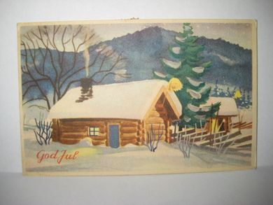 Pent, brukt kort fra 1948, serie T nr 1670.