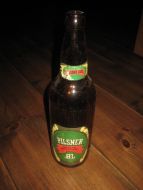 Flaske uten innhold, PILSNER ØL, fra HAMAR BRYGGERI, 1965.