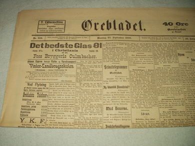 1900 nr 222 Ørebladet