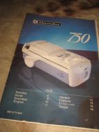 Electrolux 750 bruksanvisning. 