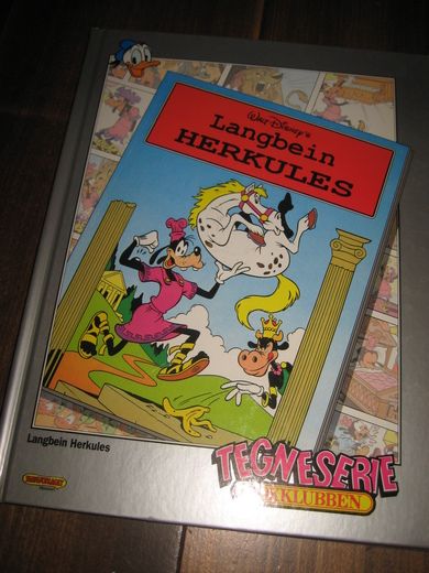 TEGNESERIE BOKKLUBBEN Langbein HERKULES / Ludvik i de olympiske leker 1992
