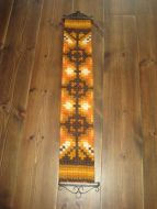 Stor klokkestreng med smijernsoppheng ca 15*86 cm stor 60 tallet