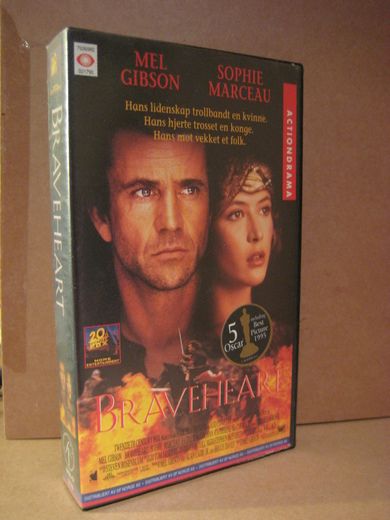 MEL GIBSON / SOPHIE MARCEAU: BRAVEHEAT 1995 18 ÅR 2T 53 MIN