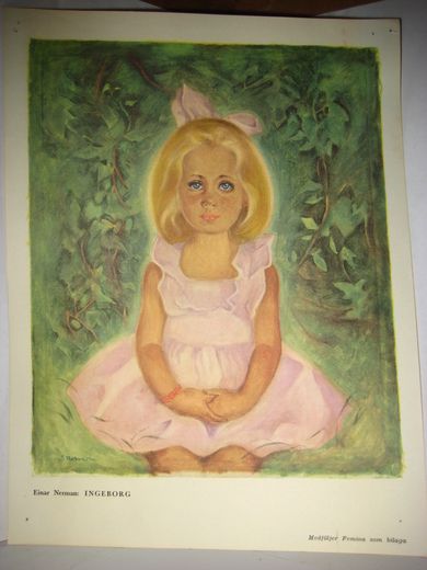 Einar Nerman INGEBORG Billag til Femina