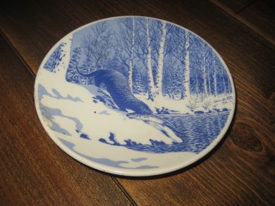 FAUNA NORVEGICA. OTER. Porsgrunn. Reklamesak fra OSRAM. 