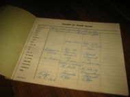 Kjørebok for Stranda Sjukebil, 1961/ 62. 50-60 sider. 