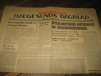 1947 nr 108 HAUGESUNDS DAGBLAD