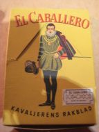 Eske uten innhold, EL CABALLERO barberblad.