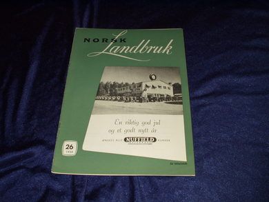 1958,nr 026, NORSK Landbruk