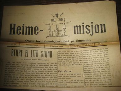 1944 nr 016 Heime misjon
