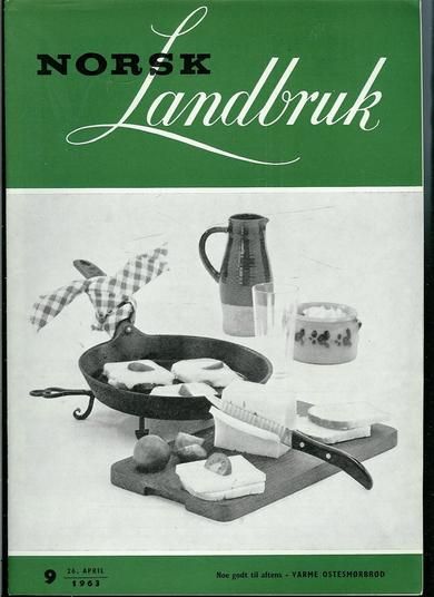1963 nr 009 NORSK Landbruk