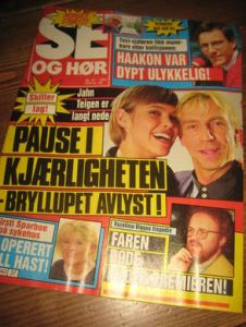 1991,nr 037, SE OG HØR. Jahn Teigen - Haakon - Kirsti Sparboe.