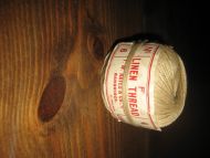 Ubrukt rull med LINEN THREAD 60 tallet