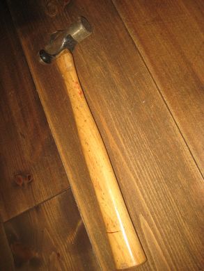 Pen gammel hammer fra eldre skomakeri Ca 34 cm lang
