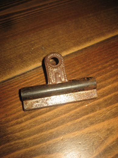 Brevholder fra gammel krambu 50 tallet