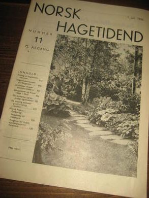 1956 nr 011 NORSK HAGETIDEND