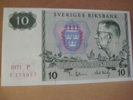 1971 P F174937 10 KRONOR