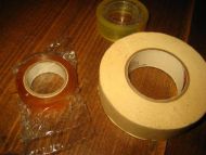 Liten lott med tape 80 tallet