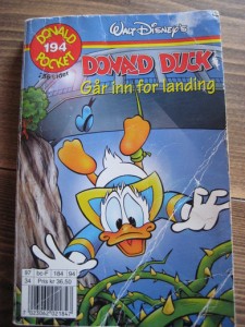 1997,nr 194, DONALD DUCK går inn for landing.