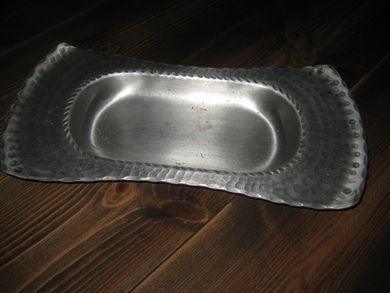 Tinnfat handmade in Norway Ca 37*17 cm stort