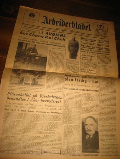 1939 nr 027 Arbeiderbladet