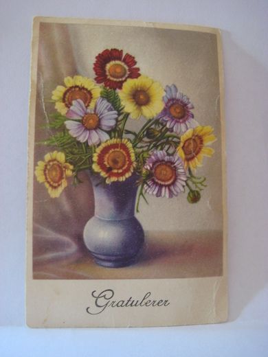 GRATULASJONSKORT FRA 1944